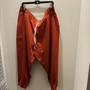 Figs Womens Zamora 2.0 Rust Jogger Pants